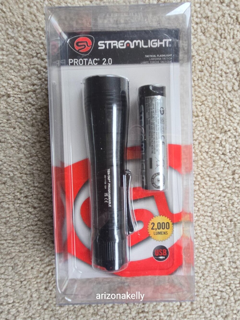 NIB Streamlight ProTac 2.0 Flashlight 2000 Lumens Tactical *FIRM*